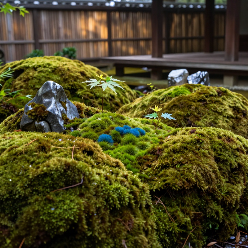 苔庭の風景