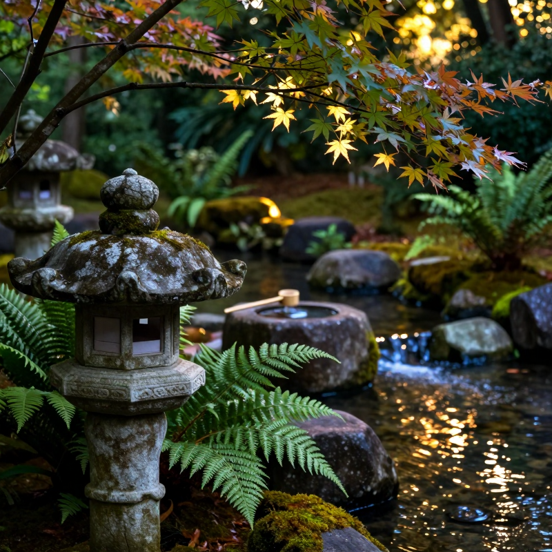 日本庭園の風景