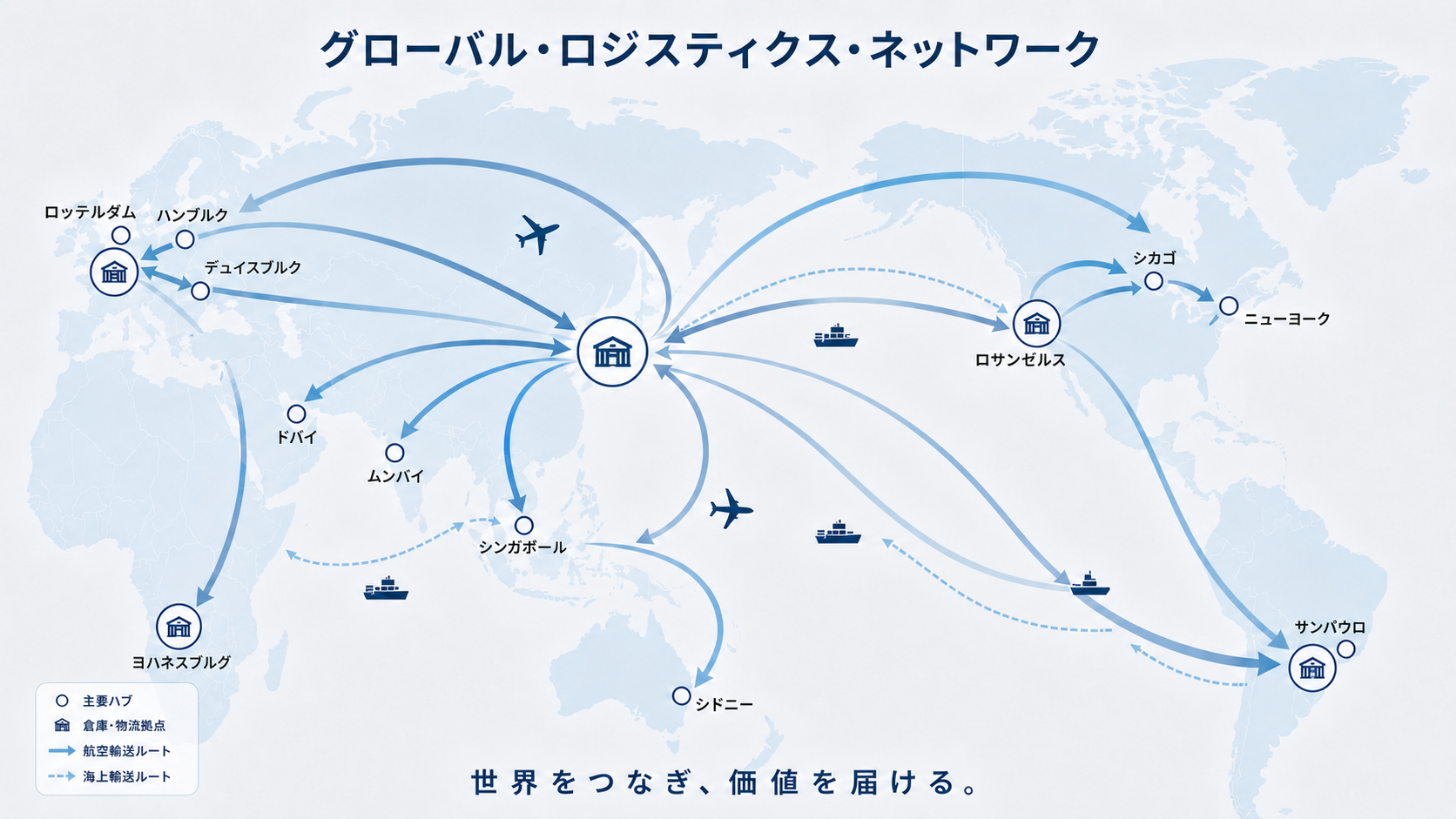 グローバルネットワーク図
