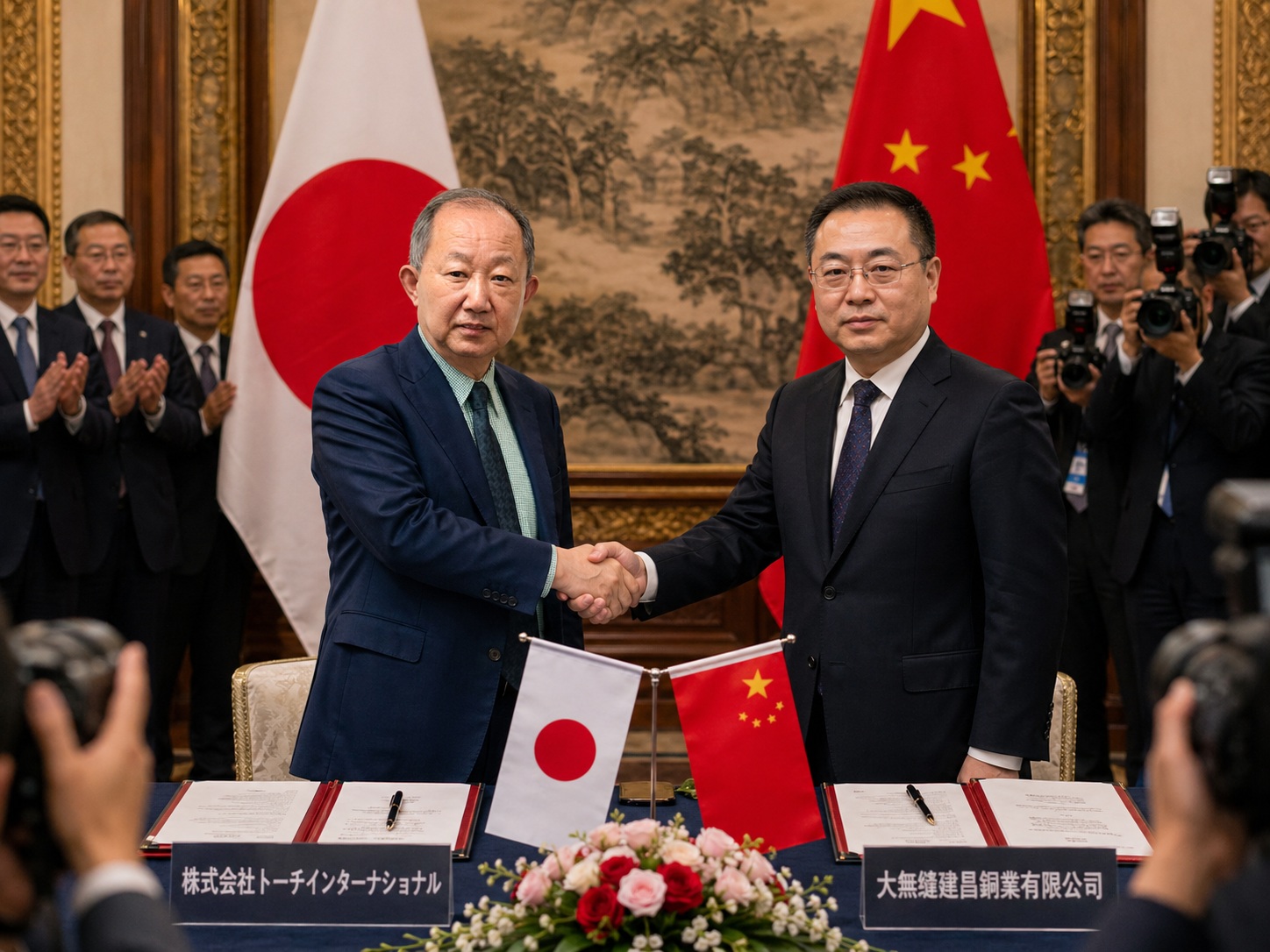 关于与中国大无缝建昌铜业有限公司设立合资公司